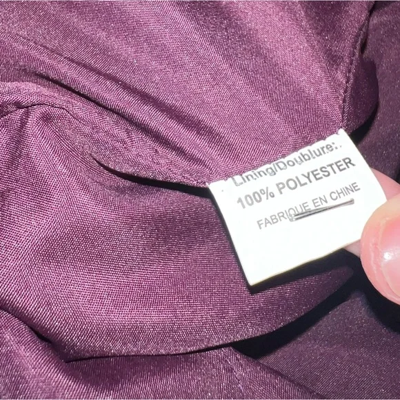 Light In The Box Purple Bow Tie Bedazzled Dress size 3X - Picture 5 of 12